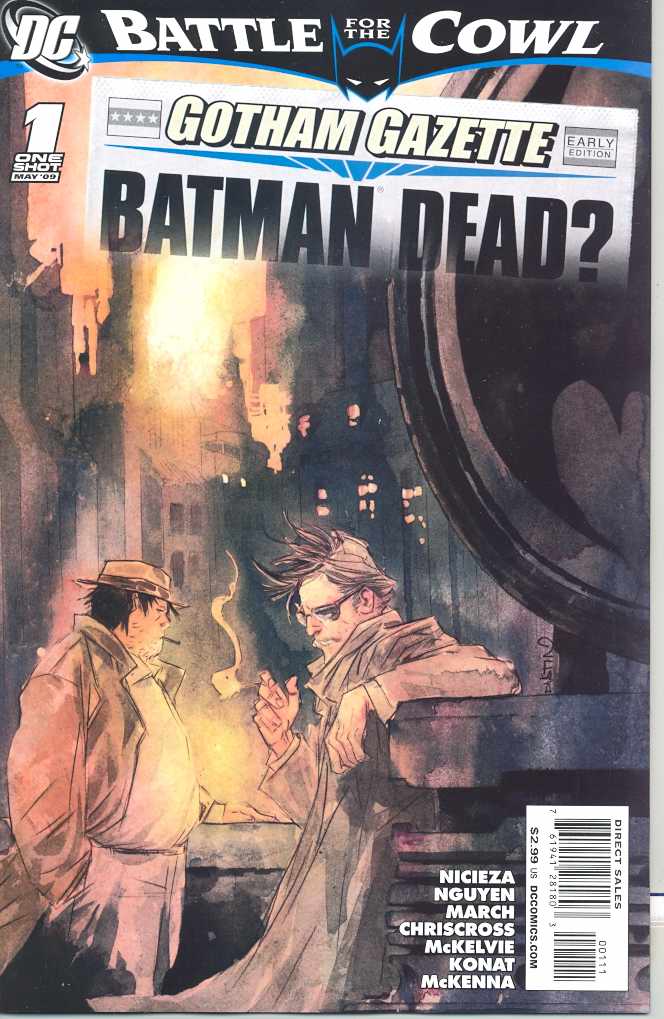Gotham Gazette Batman Dead #1