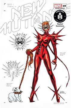 New Mutants #19 Dauterman Rachel Summers Design Variant Gala (2020)