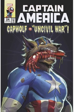 Captain America #24 Andolfo Cap Wolf Horror Variant (2018)