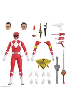 Power Rangers Ultimates W2 Red Ranger Action Figure