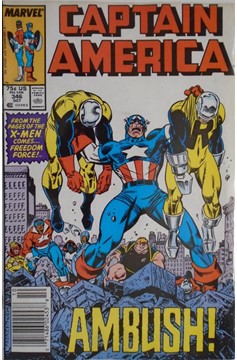 Captain America #346 [Newsstand] - Vg- 3.5