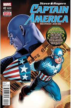 Captain America Steve Rogers #2 Saiz 2nd Printing Variant (2016)