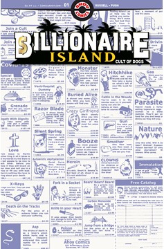 Billionaire Island Cult of Dogs #1 Cover B 3 Copy Shannon Wheeler Unlock Variant (Of 6)