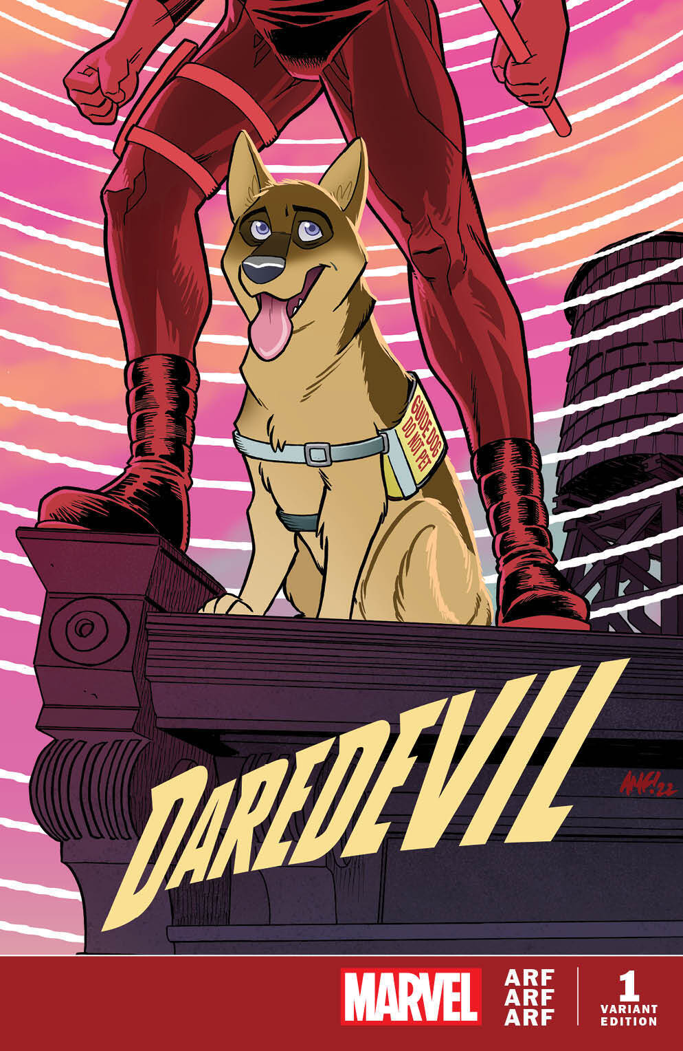 Daredevil #1 (2022) Arsenal/Ssalefish Marvel Dogs Variant Store Exclusive