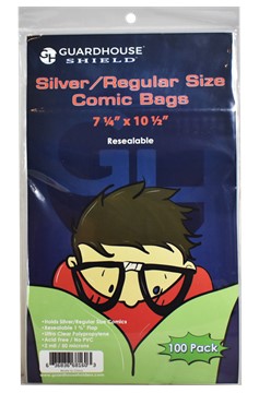 Guardhouse Shield Resealable Silver Age Bags (100 count)
