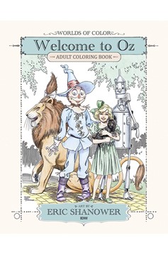 Worlds of Color Welcome To Oz Adult Coloring Book Graphic Novel