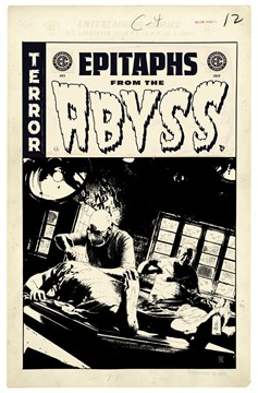 EC Epitaphs from the Abyss #1 Cover G 1 for 20 Incentive Edition Sorrentino Bw Variant (Of 4)