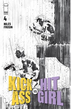 Kick-Ass Vs Hit-Girl #4 Cover B Black & White Romita Jr (Mature) (Of 5)