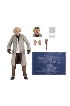 Back To the Future Doc Brown Ultimate 7 Inch Action Figure
