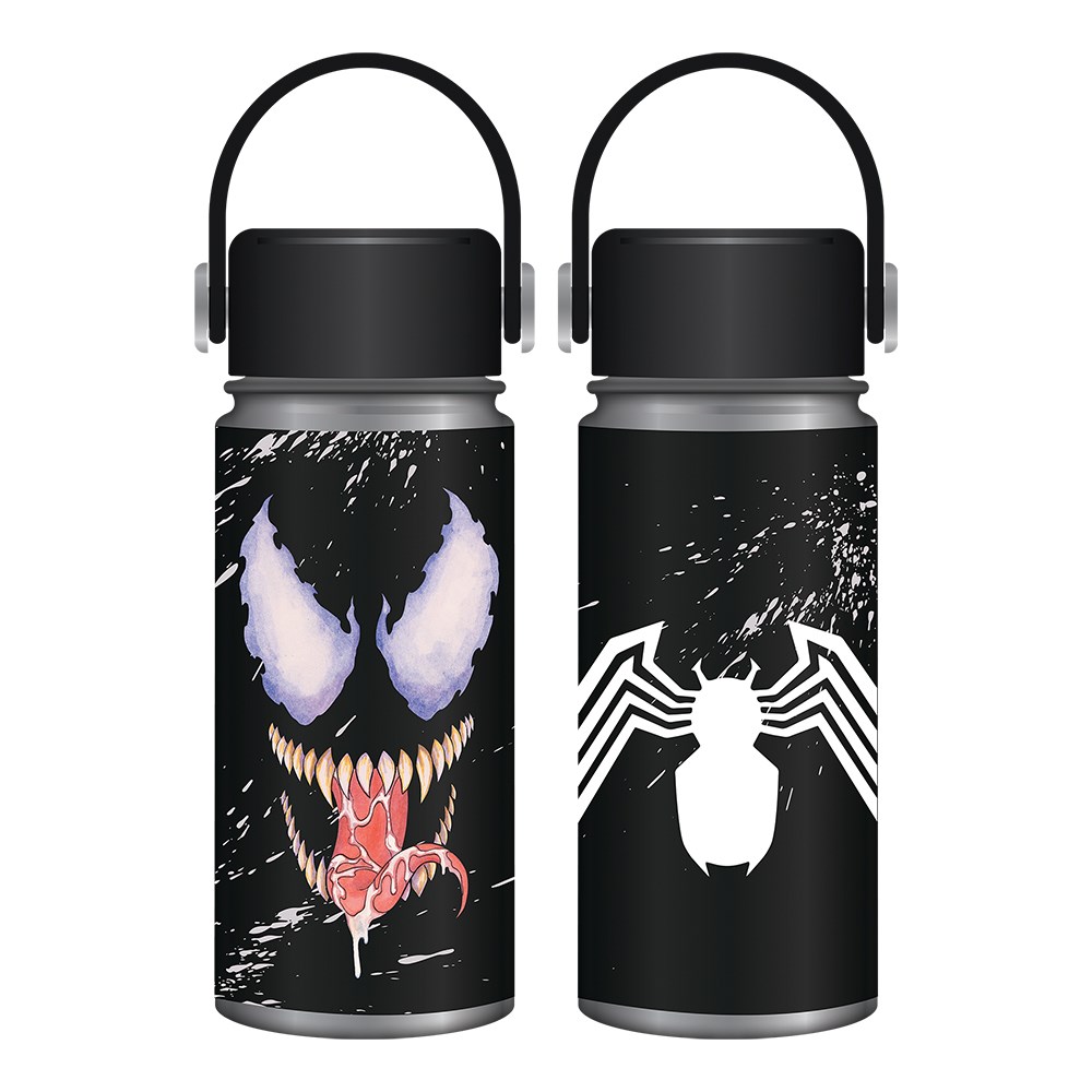 Marvel Venom 17 Oz. Uv Stainless Steel Bottle