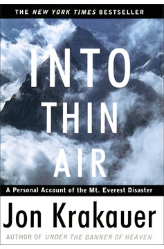 Into Thin Air (Hardcover Book)