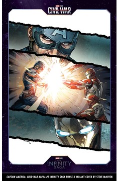 Captain America Cold War Alpha #1 Infinity Saga Phase 3 Variant