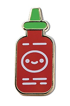 Sriracha Friend Enamel Pin