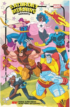 Marvel Super Heroes Secret Wars Battleworld #1 Sean Galloway Saturday Morning Variant