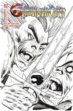 Thundercats #2 Cover Zb 1 for 10 Last Call Incentive Rob Liefeld Black & White