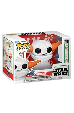 Star Wars: The Mandalorian Holiday Grogu Snowman Funko Pop! Vinyl Figure #748