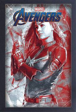 Avengers Endgame Captain Marvel 11x17 Framed Gel Print
