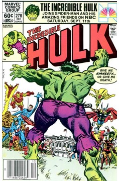 The Incredible Hulk #278 [Newsstand]