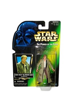 Star Wars Power of the Force Han Solo Endor Gear Figure