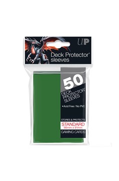 Ultra Pro: Deck Protector Sleeves - Green Standard 50ct