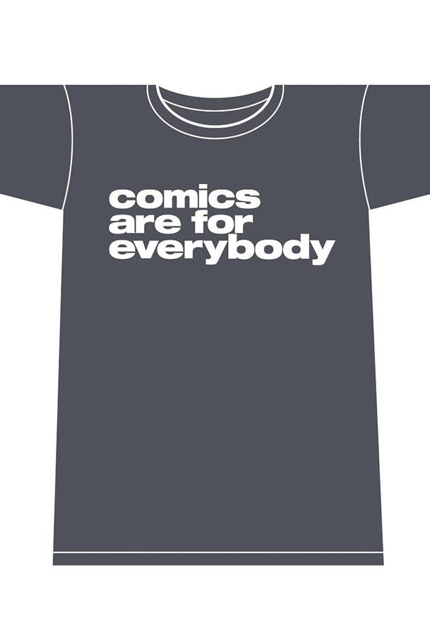 Comics Are For Everybody Medium Mens T-Shirt