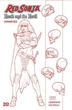 Red Sonja Death and the Devil #4 Cover L 7 Copy Incentive Linsner