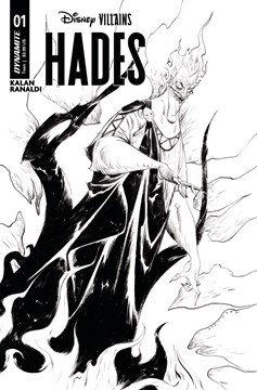 Disney Villains Hades #1 Cover I 1 for 15 Incentive Lee Line Art