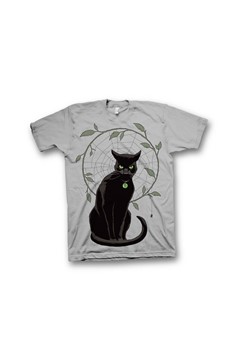 Black Magick Hawthorne Cat T-Shirt Medium
