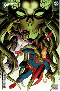Superman #14 Cover C Dave Johnson Card Stock Variant (House of Brainiac)