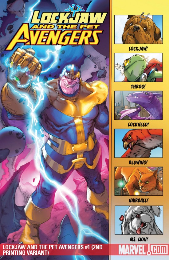 Lockjaw and the Pet Avengers #1 (2nd Printing Variant) (2009)