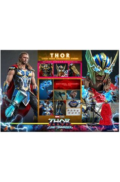 Thor (Love And Thunder) Deluxe Version Sixth Scale Figure (Hot Toys)