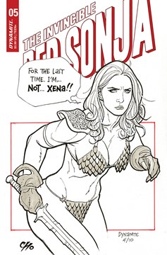 Invincible Red Sonja #5 Cover D Cho