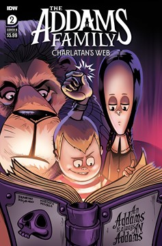 The Addams Family Charlatan's Web #2 Cover B Delgado