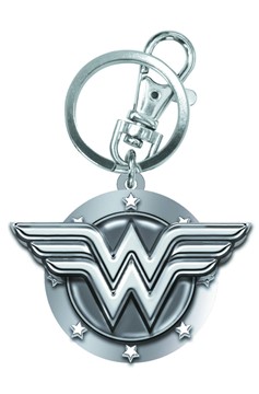Wonder Woman Symbol Pewter Keyring