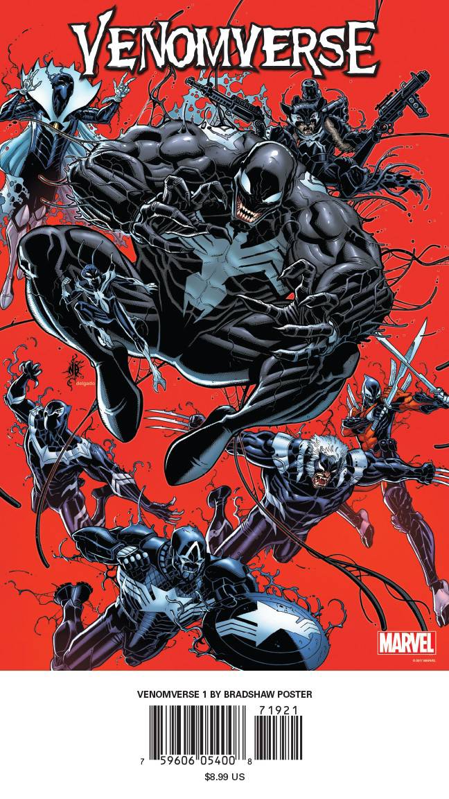 Venomverse #1 by Bradshaw Poster