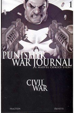 Punisher War Journal #1 (2006) Black & White Variant