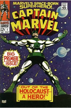 Marvel's Space-Born Superhero! Captain Marvel #1 - Vf/Nm 9.0