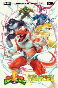 Mighty Morphin Power Rangers Teenage Mutant Ninja Turtles II #5 Cover C Mighty Morphin Power Rangers Variant Tao (Of 5)
