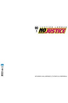 Justice League No Justice #1 Blank Variant Edition (Of 4)