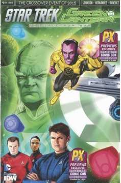 San Diego ComicCon 2015 Star Trek Green Lantern #1 Cover A (Net)