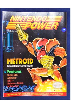 Nintendo Power Volume 31 Metroid With Poster