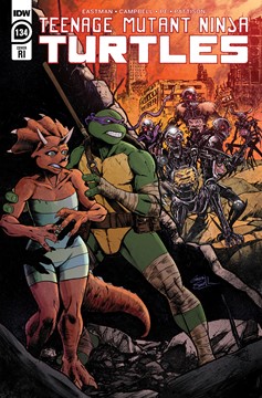 Teenage Mutant Ninja Turtles Ongoing #134 Cover C 1 for 10 Incentive (2011)