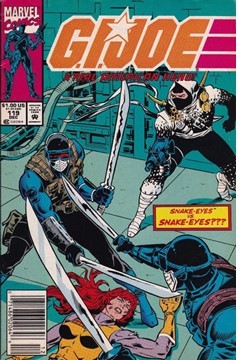 G.I. Joe, A Real American Hero #119 [Newsstand]-Very Fine (7.5 – 9)