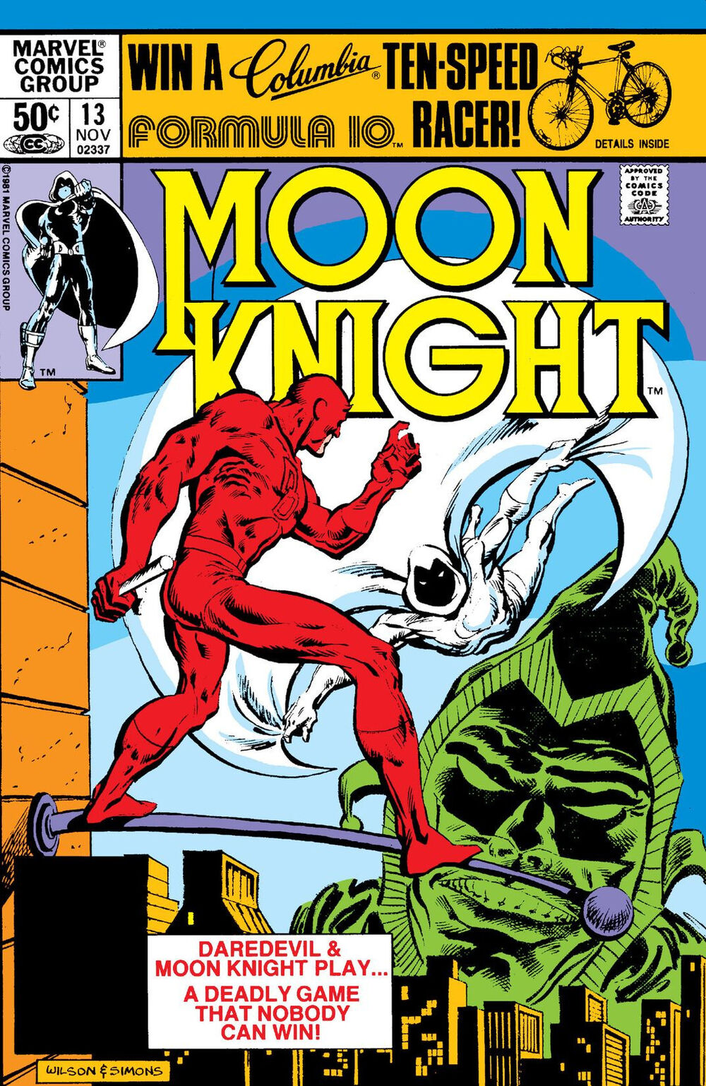 Moon Knight Volume 1 #13 News Stand