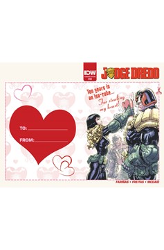 Judge Dredd (Ongoing) #3 Valentines Day Card Variant