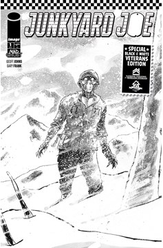 Junkyard Joe #1 Black & White Veterans Edition Cover C Mutti