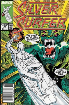 Silver Surfer #23 [Newsstand]-Very Fine (7.5 – 9)