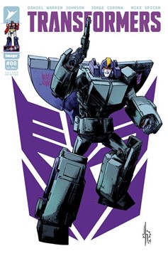 Transformers #8 Second Printing Cover A Jason Howard Decepticon