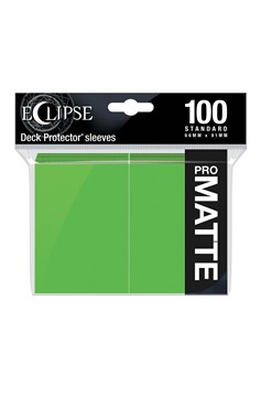 Ultra Pro: Eclipse Matte Standard Sleeves Lime Green (100)