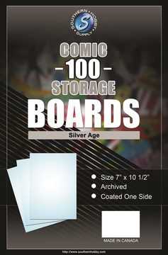 Comic Boards 100 Count -Silver Size